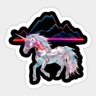 one-horned horse Sticker